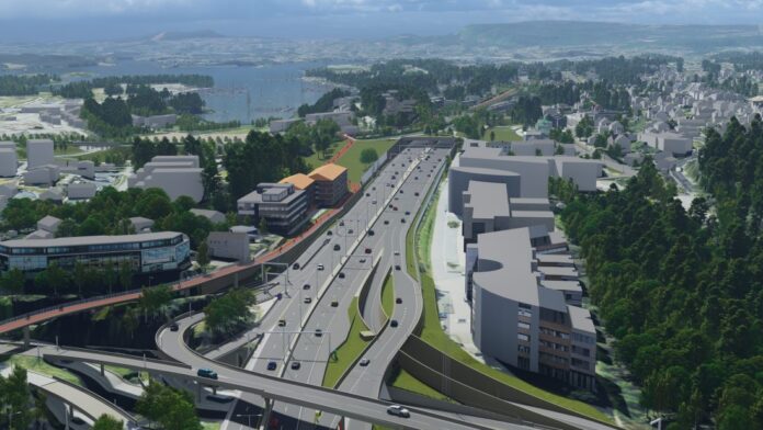 Skanska skal bygge E18 Fornebu Strand