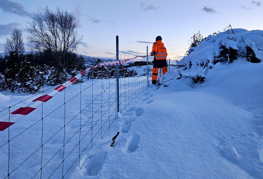 Resirkulerbare metallgjerder. (Foto: HT Gjerde Norge AS)