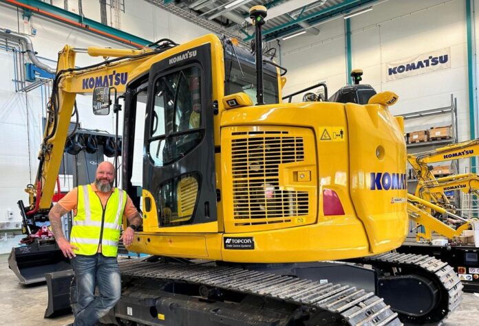 Tim Jørstad i Hesselberg leder satsningen og har hovedansvaret for Topcon. (Foto: Hesselberg)