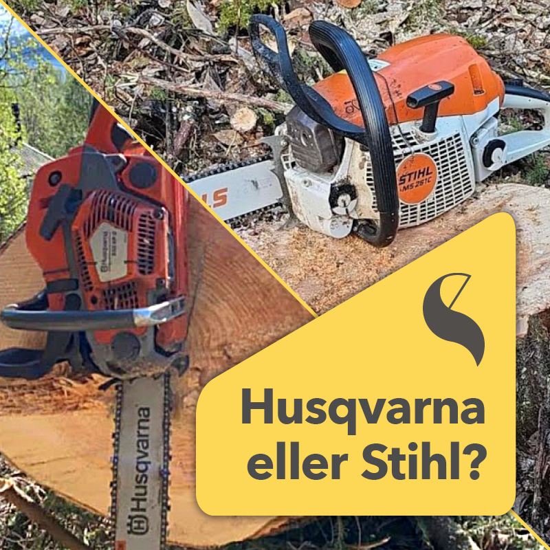 Ja, hva er best av Husqvarna eller Stihl?