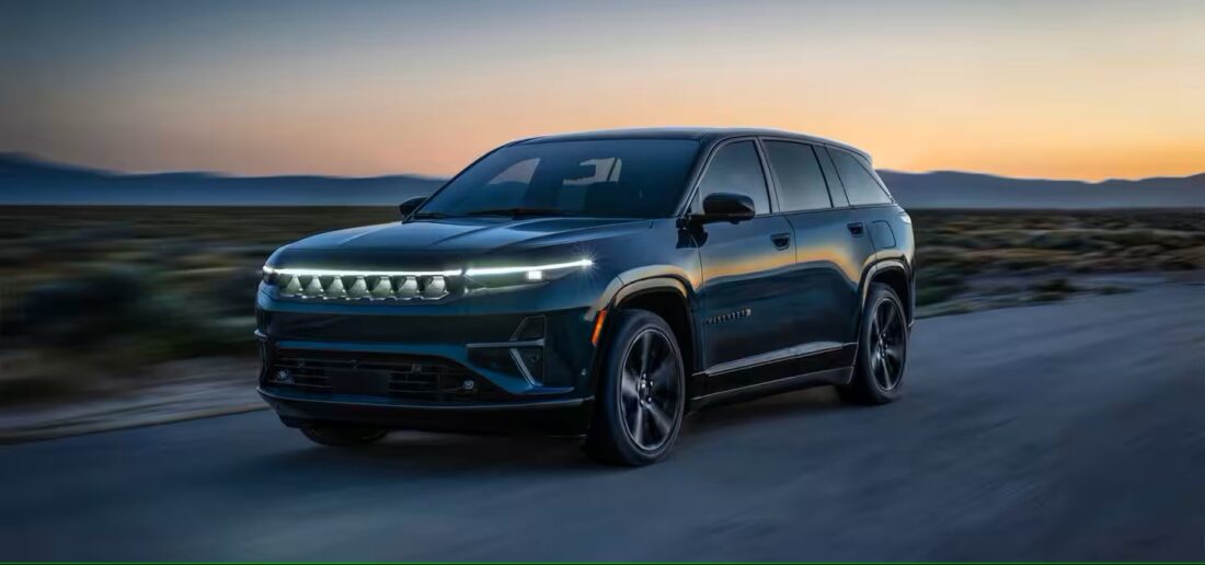Wagoneer S blir Jeeps første globale helelektriske bil, og blir lansert i Europa innen første kvartal 2026. (Foto: Stellantis)