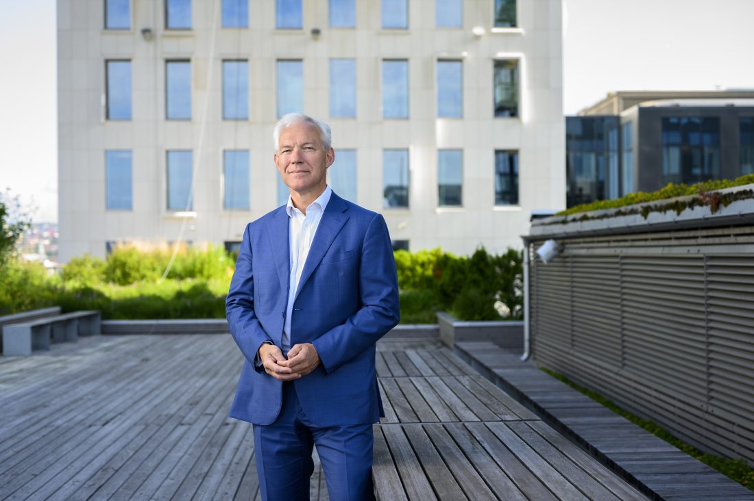 Konsernsjef i KLP, Sverre Thornes. (Foto: KLP)