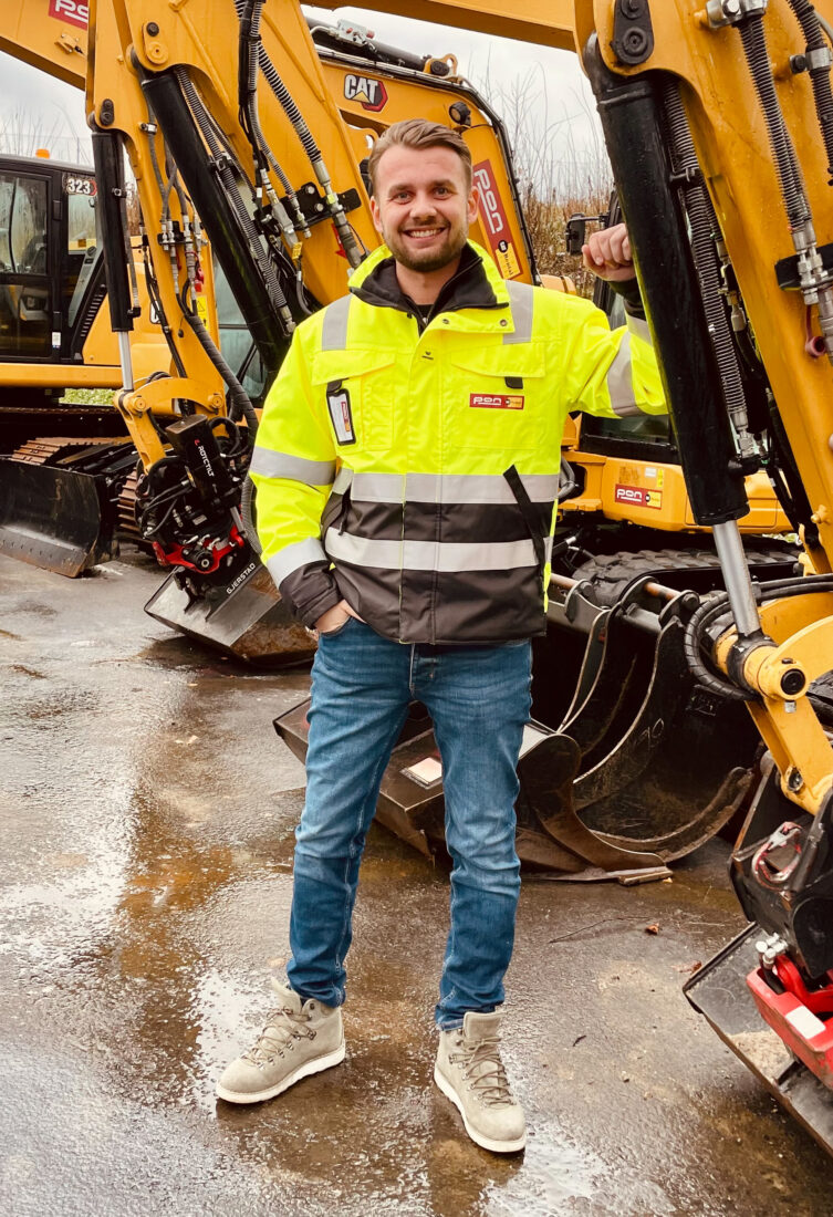 Magnus Kjeldås er nyansatt utleieselger. (Foto: Pon Rental)