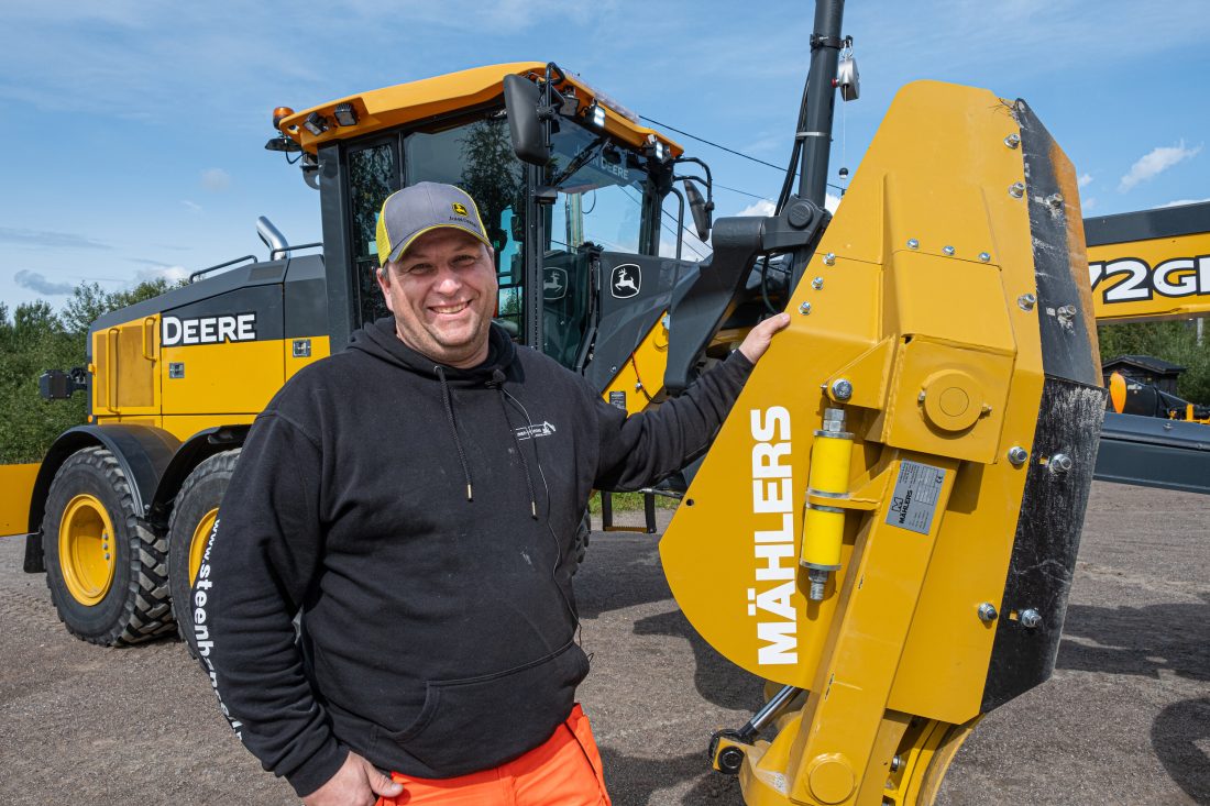 Richard Steen-Hansen er daglig leder i Steen-Hansen Maskin AS. (Foto: Mählers)