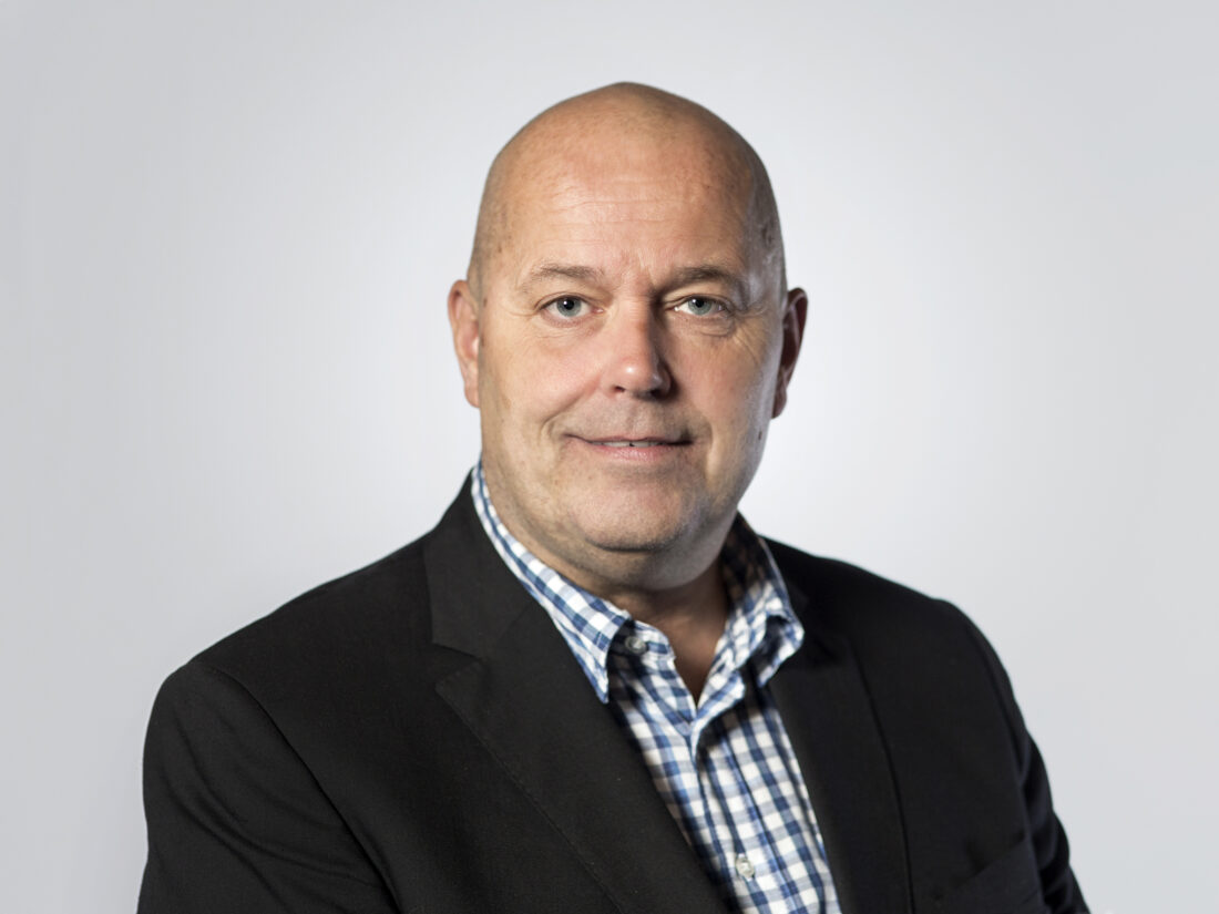 Leder for den norske asfaltvirksomheten i NCC, André Waage. (Foto: NCC)