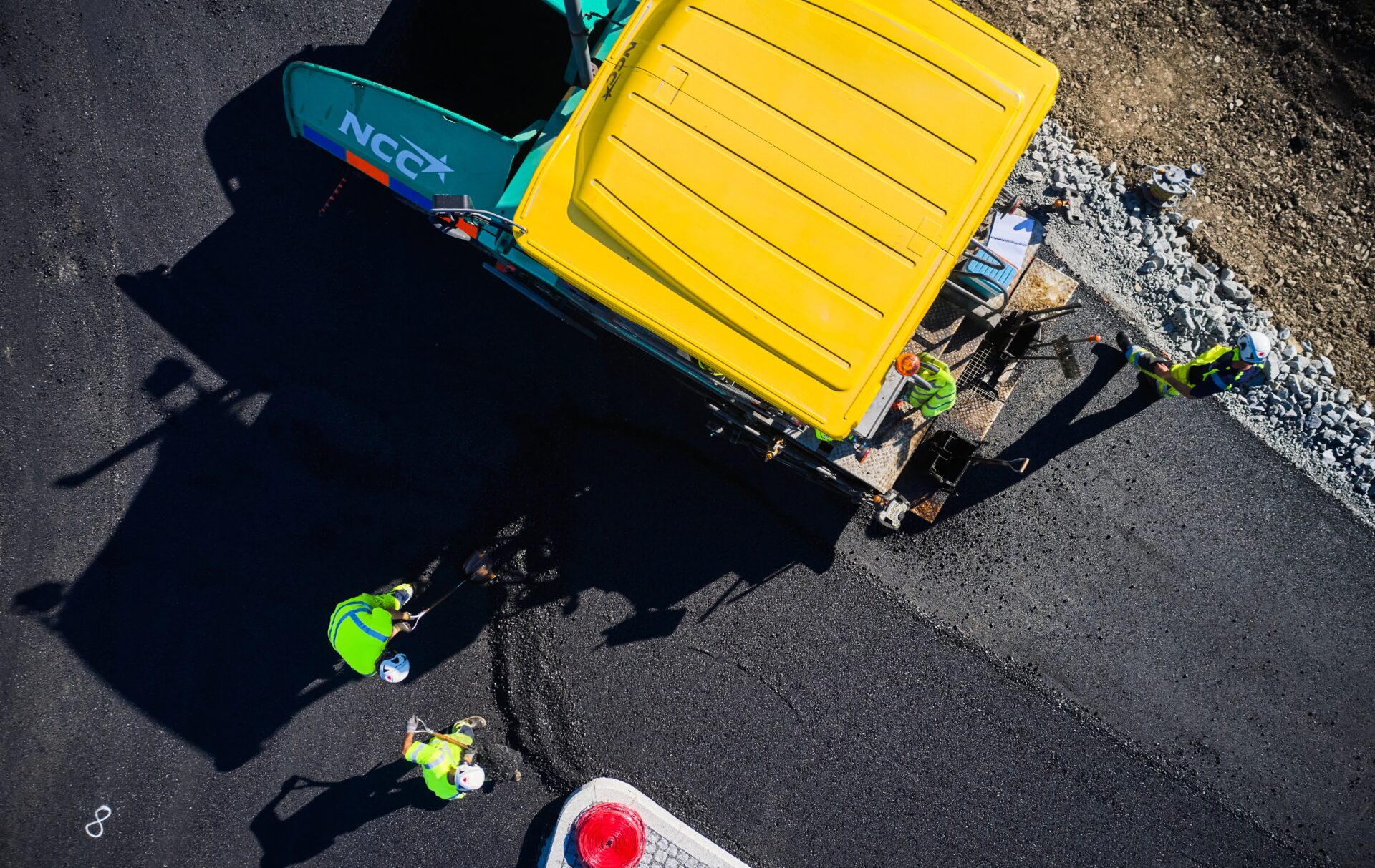 NCC skal asfaltere for JV Skanska Syltern på Nye Veier-prosjektet E6 Berkåk-Vindåsliene i Rennebu kommune i Trøndelag. (Foto: NCC)
