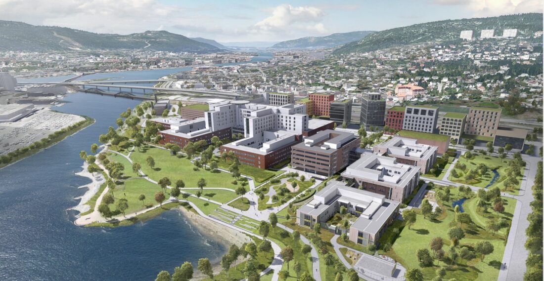 NSD Fjordparken oversikt. (Illustrasjon: LINK Arkitektur)