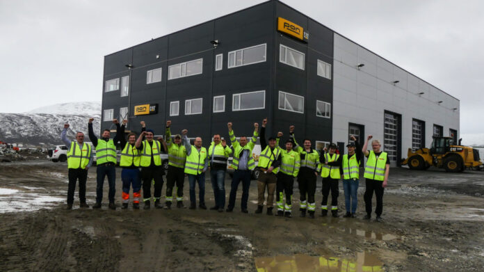 Pon Equipment flyttet inn i det nye anlegget i Tromsø 1. februar i år. (Foto: Pon Equipment).