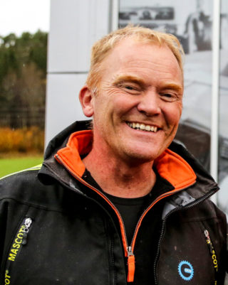 Lars Egil Vaarum, fagrådgiver hos Opplæringskontoret for anleggs- og bergfagene (OKAB) i Trøndelag har fulgt opp lærlingene under læretida. (Foto: Runar F. Daler). 