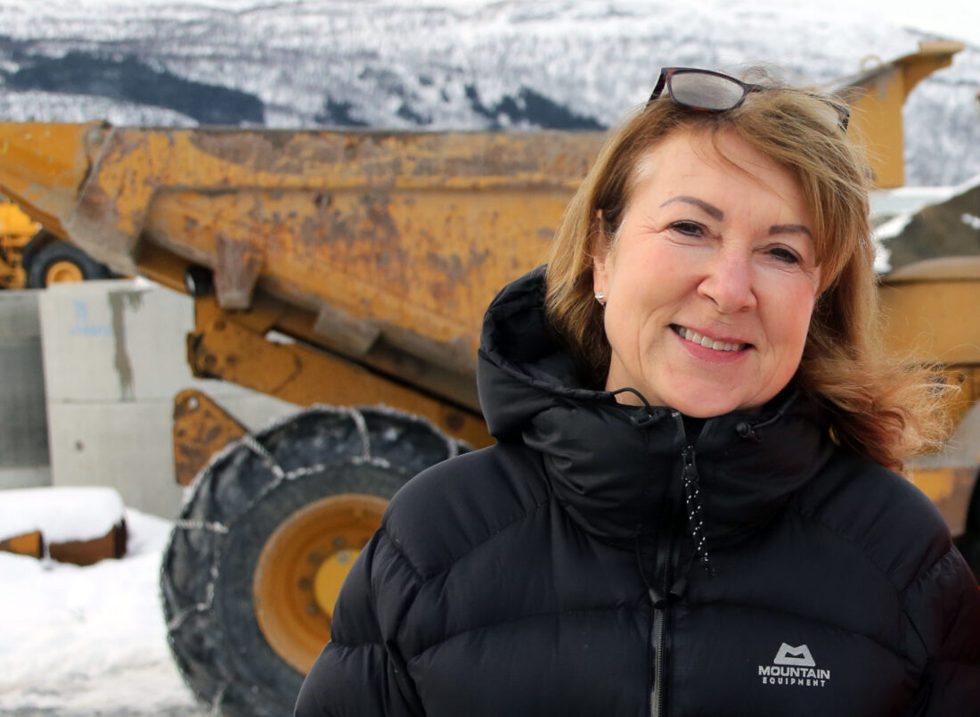 Jorunn Nyheim, MEFs distriktssjef i Troms og primus motor for Anleggsløftet. (Foto: Runar F. Daler)