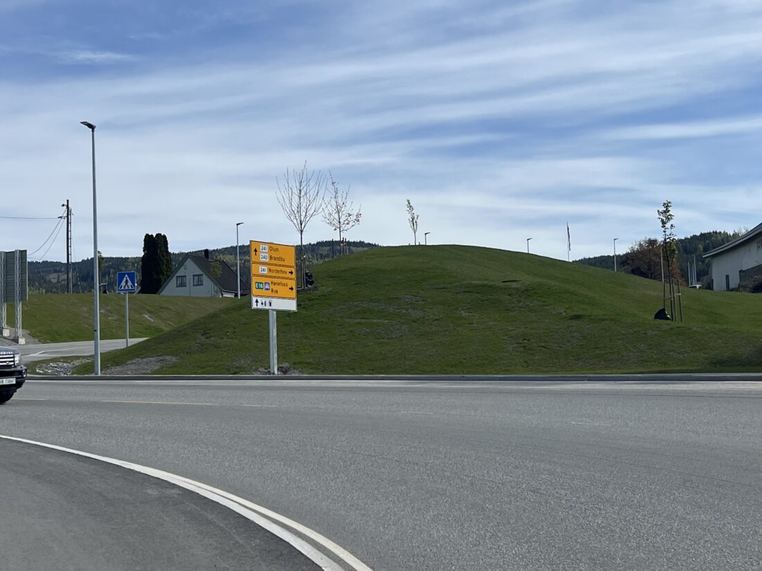 Bilde fra dampet jord på anlegget på Jevnaker - året etter. (Foto: SoilSteam)