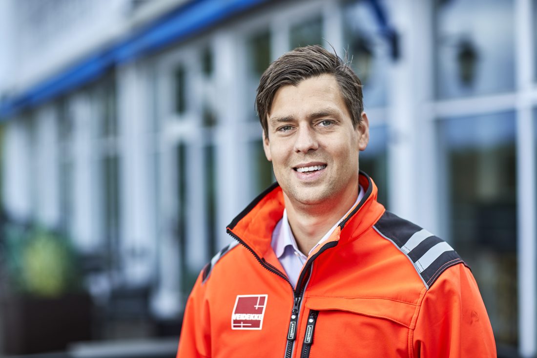 Direktør Martin Holmqvist i Veidekke Asfalt. (Foto: Veidekke)