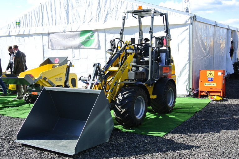 Hjullasteren WL20e er helelektrisk, med 5 timers full drift. UCO har kjøpt denne typen.