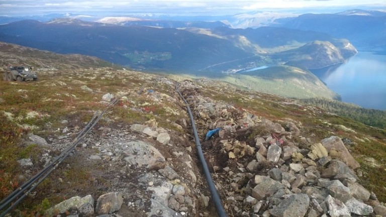 Traseen var 650 meter lang.