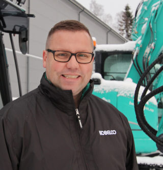 Trond Berkana, selger i Beck Maskin AS. 