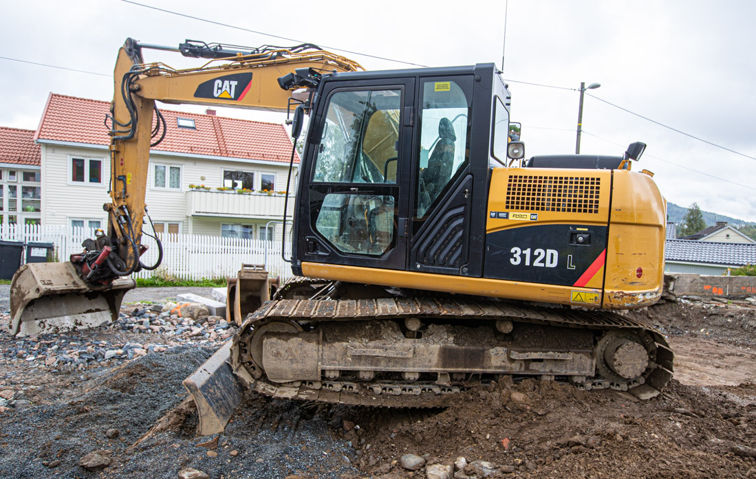 Caterpillar gravemaskin