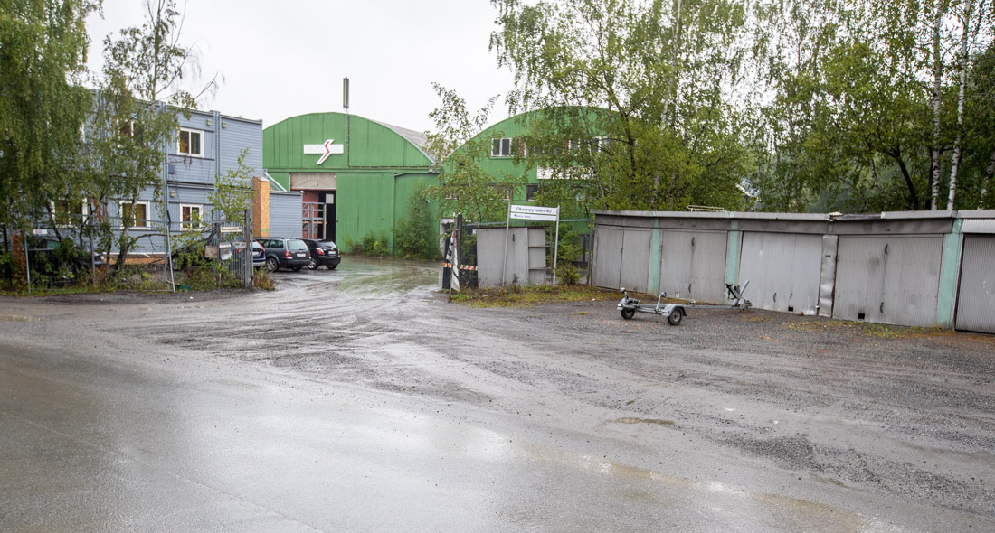 Kjøreport ved anleggstomt