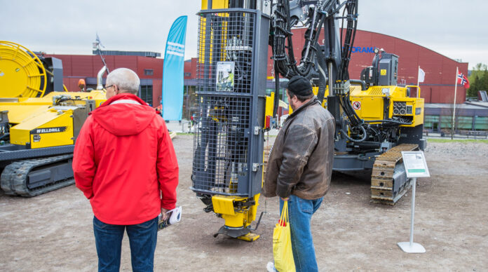 Atlas Copco T30R borerigg på Vei og Anlegg 2015|Per Anders Eriksen