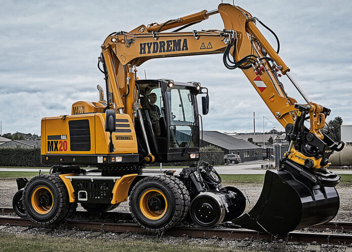 Hydrema MX20 Rail jernbanegraver|jernbanegraver