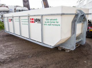 Plastpåbygg for korrosiv last. 