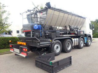 Utlegger på lastebil. 