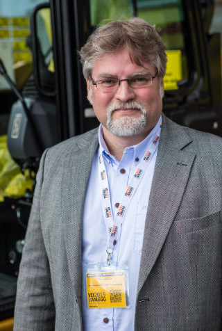 Roar Sømoen i Stiftelsen Sentralregisteret, som drifter maskinregisteret. (Foto: Jørn Søderholm)