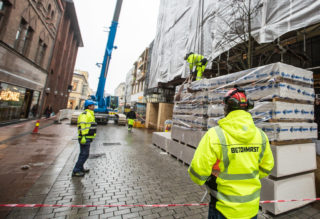 Mikkelsen Kran Drammen Betonmast