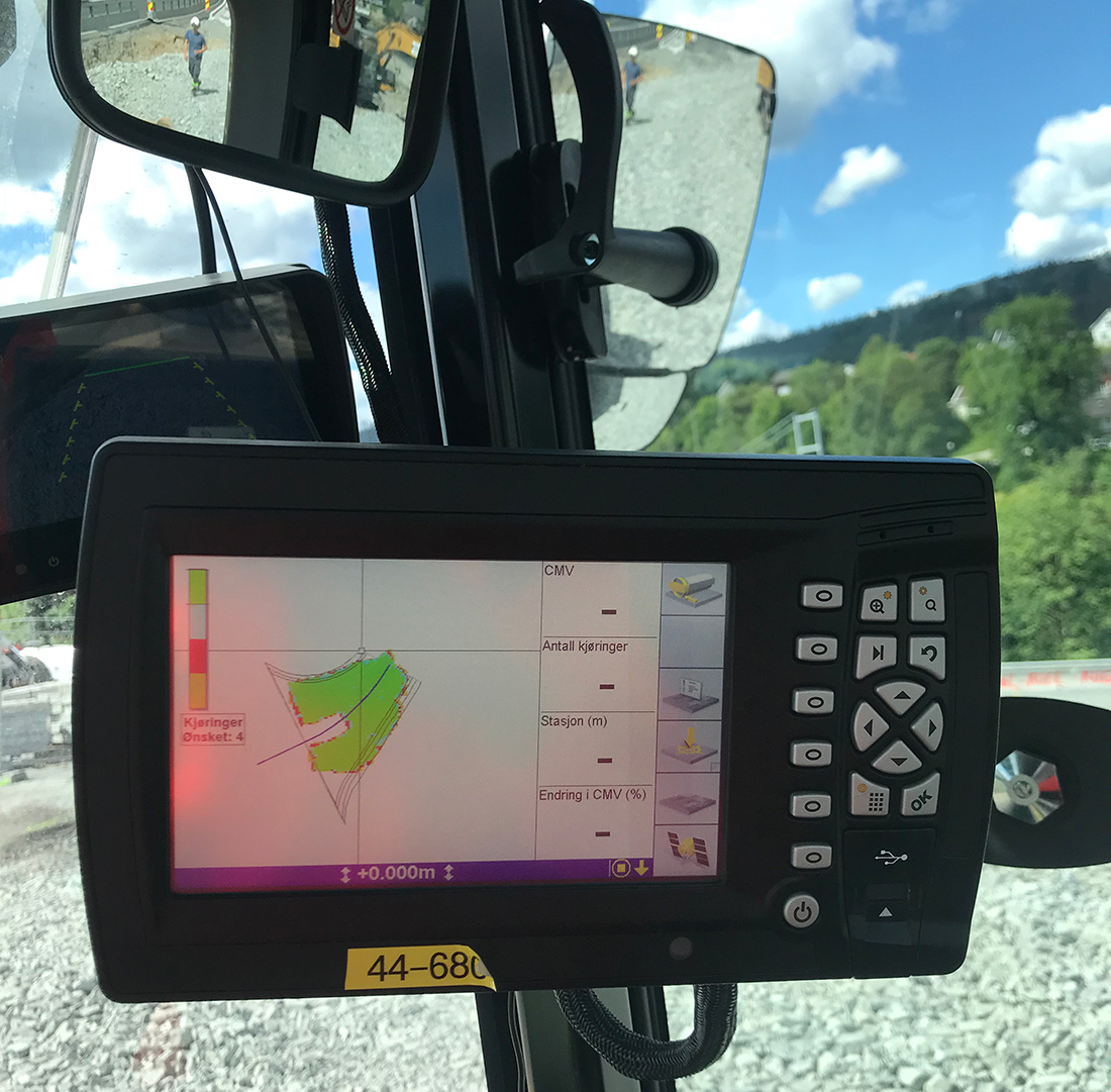 Trimble CCS900 display