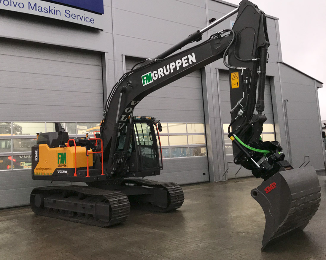Volvo EC160E.