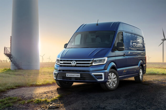 VW e-Crafter. Kommer høsten 2018.