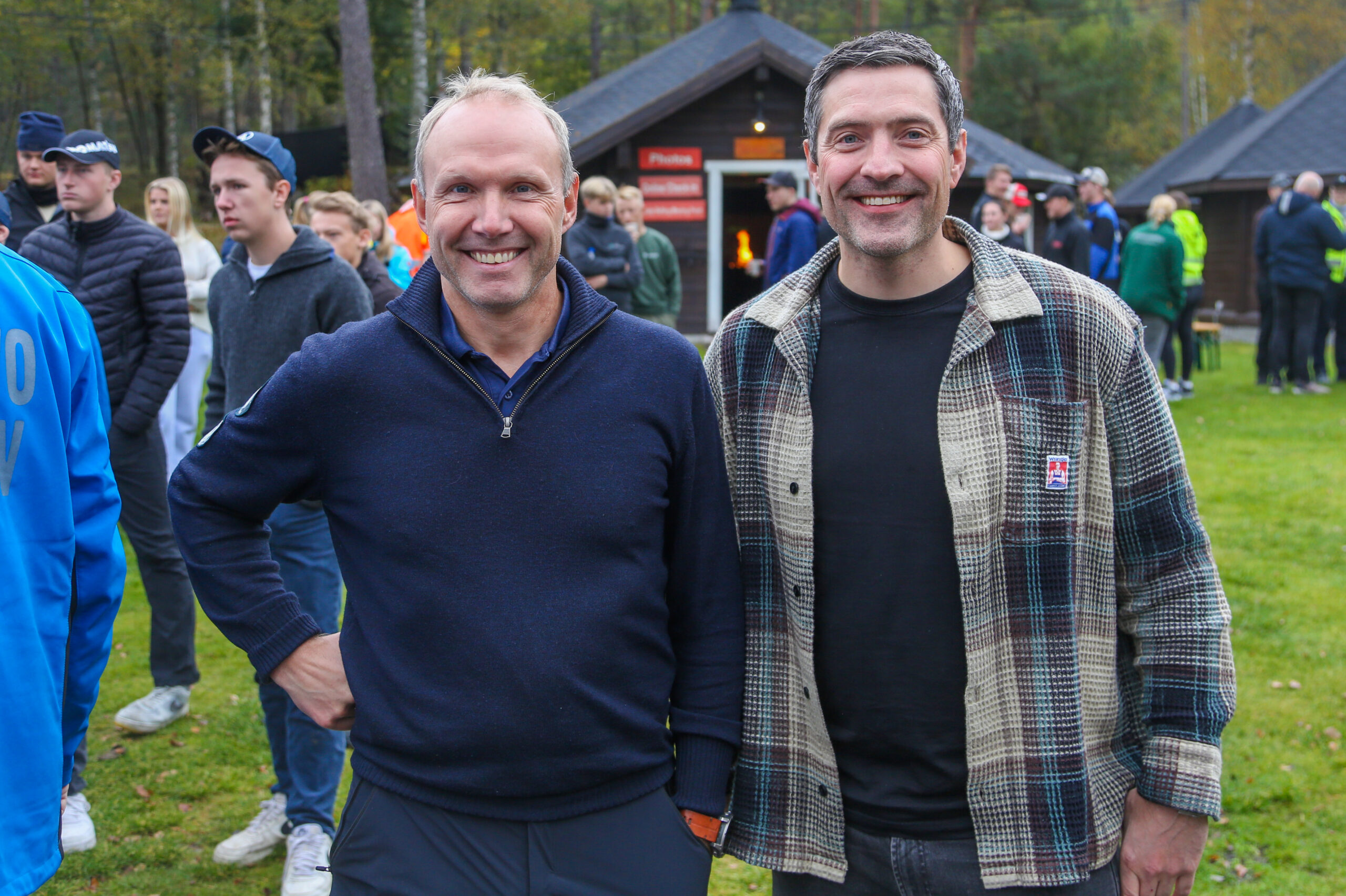 Benny Engelstad (t.v.) og Bernt Hennestad fra OKAB. (Foto: Runar F. Daler)