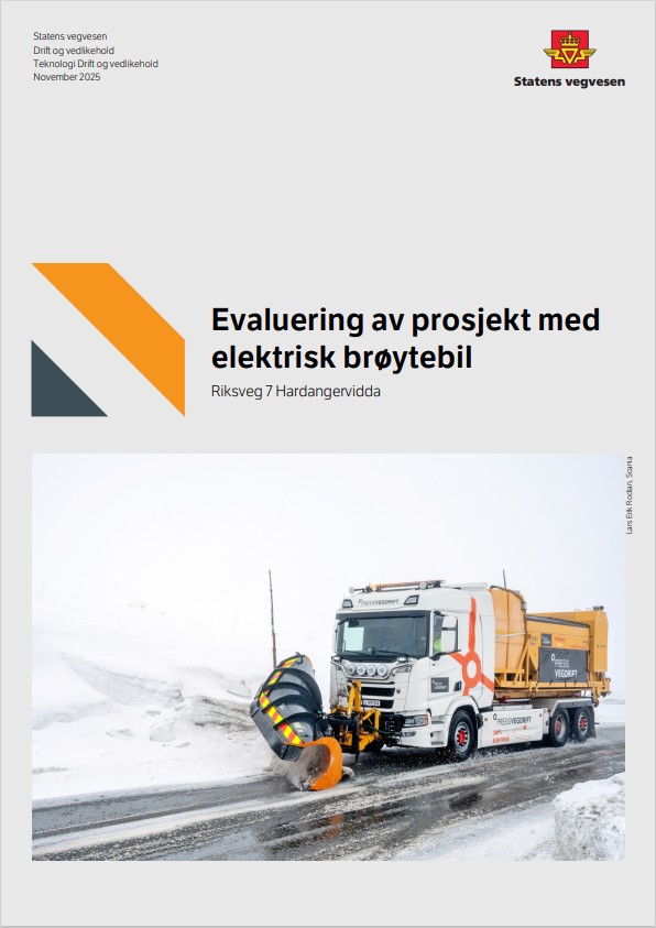 Statens vegvesen har skrevet en evaluering av prosjektet med elektrisk brøytebil på Hardangervidda.