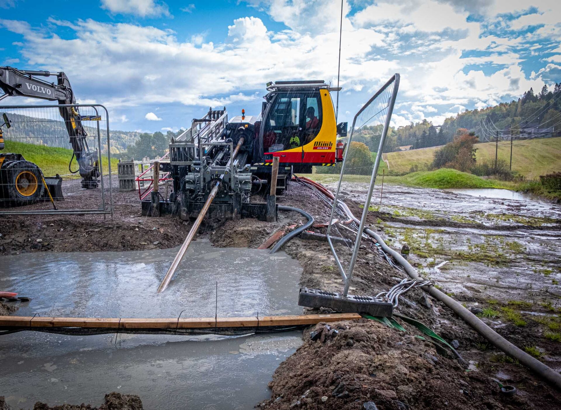 VA på langs er et av Norges største prosjekter med styrt boring som hovedmetode. (Foto: Jørn Søderholm, Praktisk Talt AS)