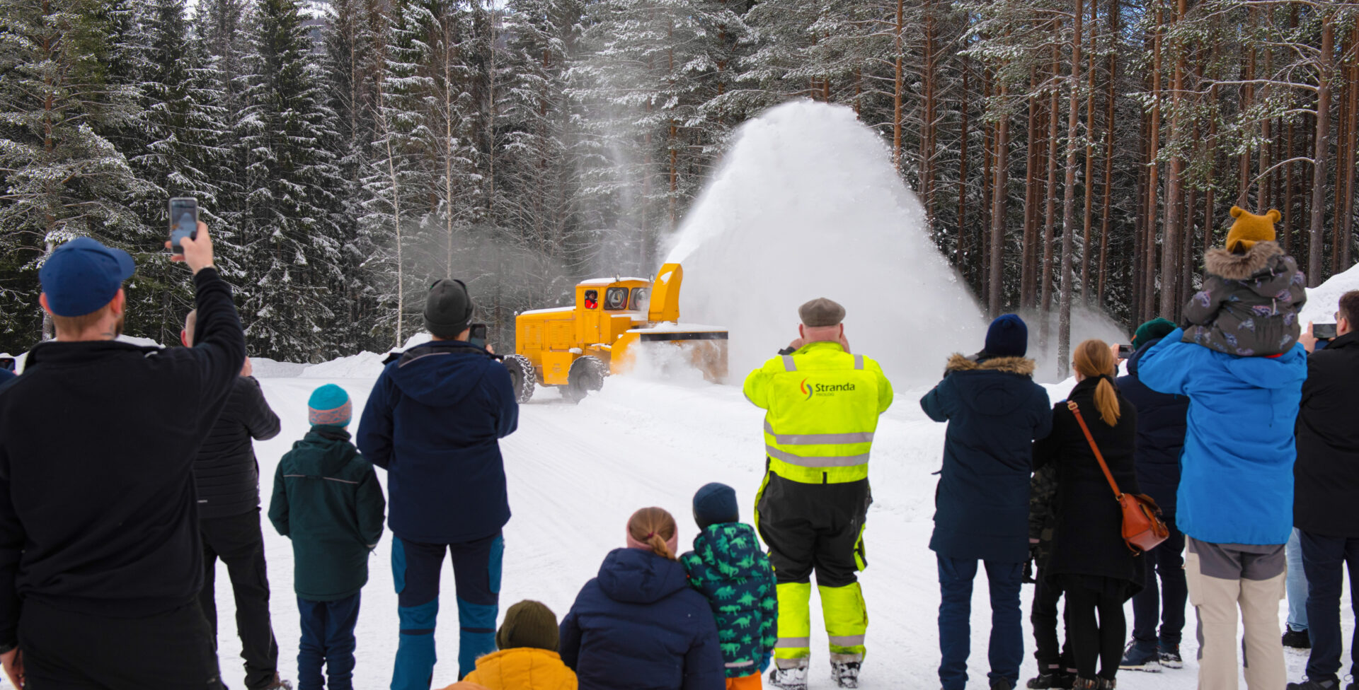 Den gamle Viking-fresen fra 1969 skal også denne vinteren kaste snø ved Norsk vegmuseum på Hunderfossen. (Foto: Norsk vegmuseum)