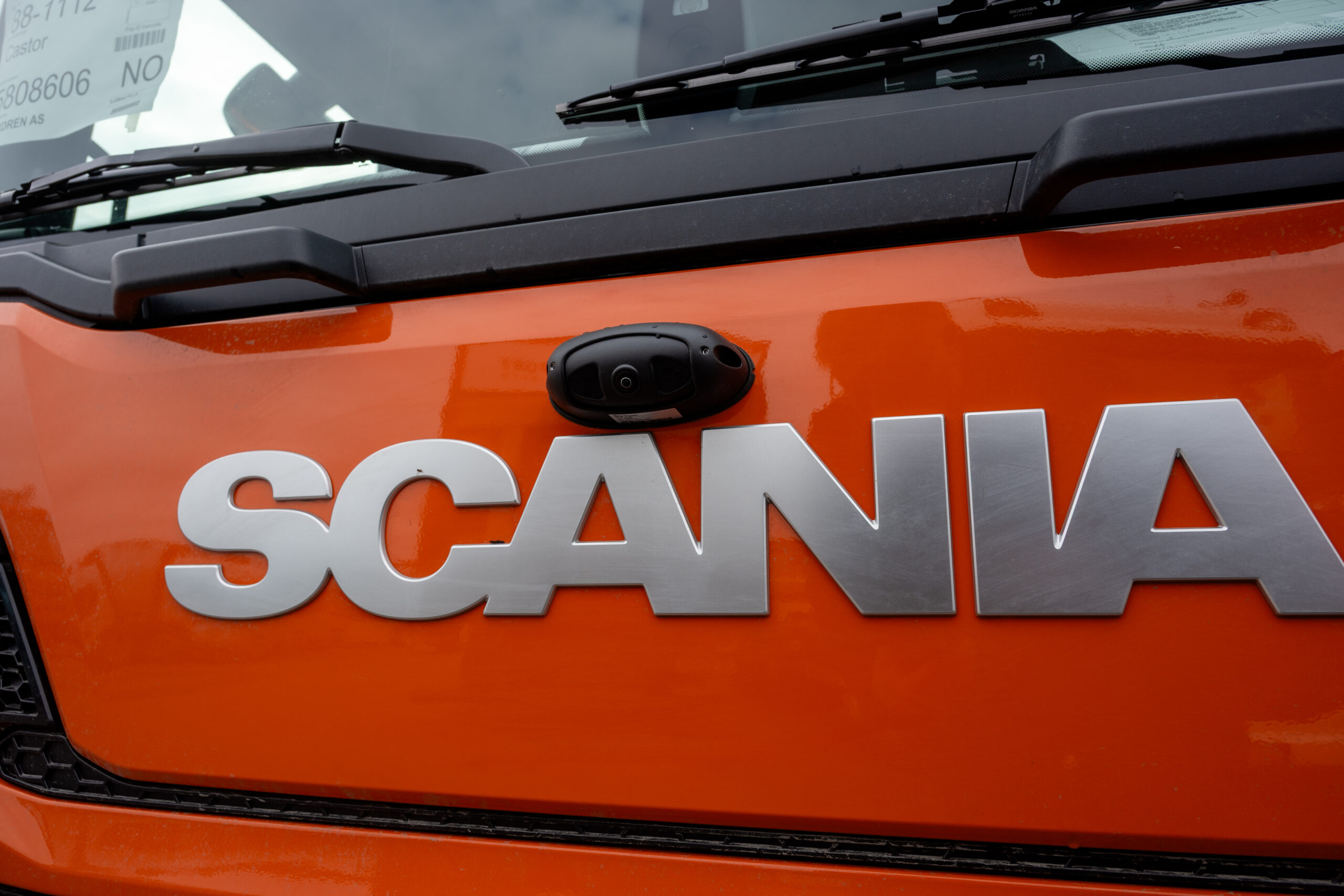 Det er 360 graders kamera på alle de nye renovasjonsbilene til NordRen. (Foto: Norsk Scania)