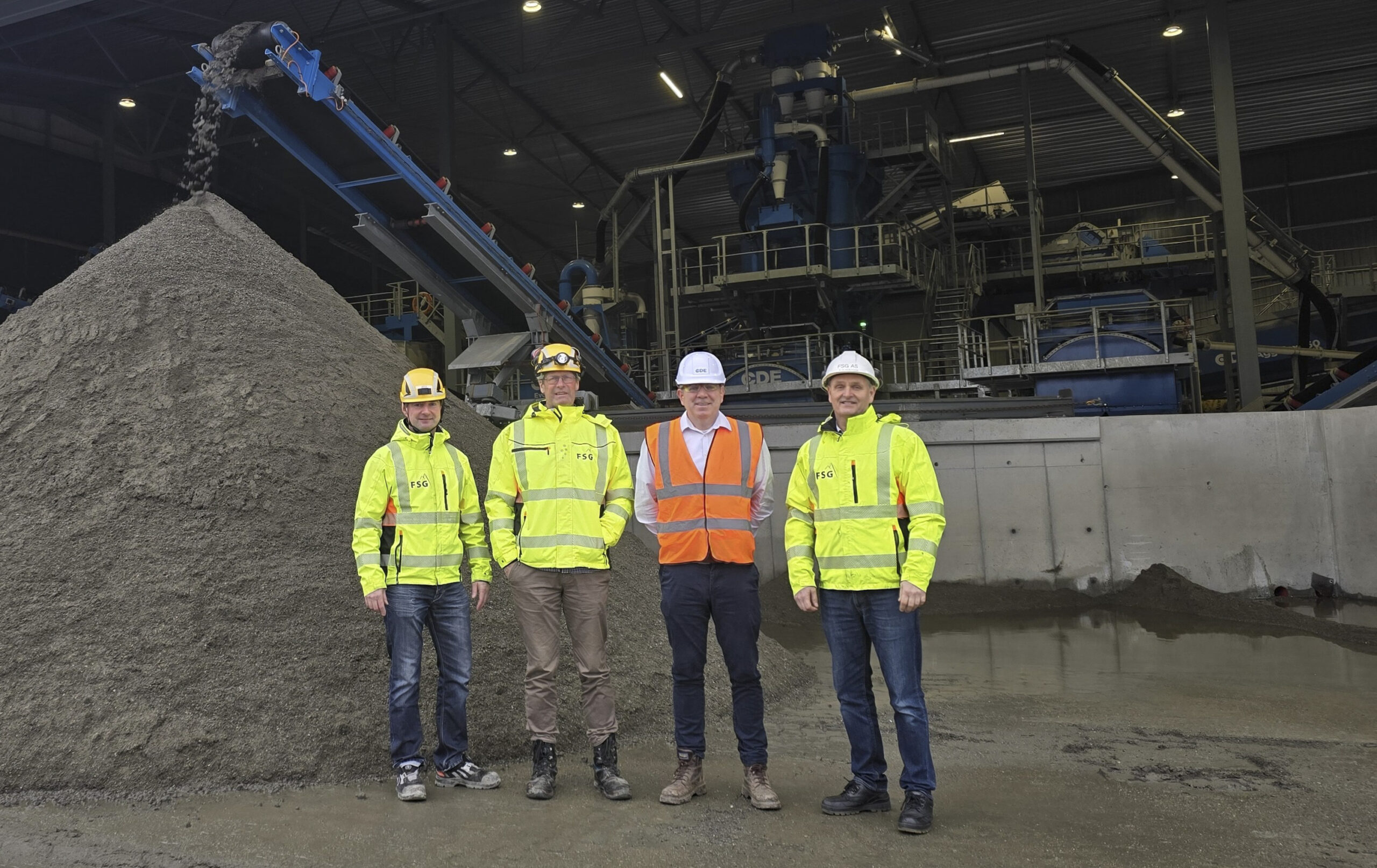 Atle Tellevik, Joar Hovda, Eunan Kelly og Karsten Gundersen. (Foto: Nordic Bulk)