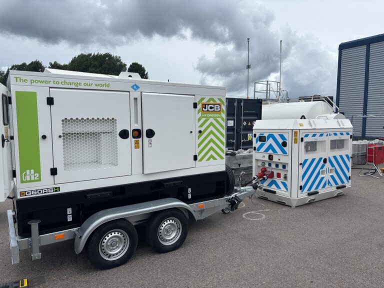 Hydrogenaggregat for lading av el-maskiner